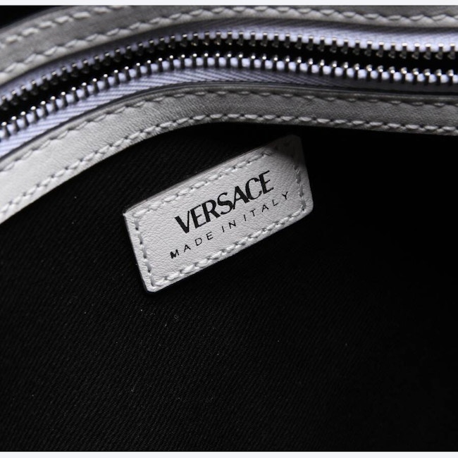 Image 6 of Black Repeat Hobo Shoulder Bag White in color White | Vite EnVogue