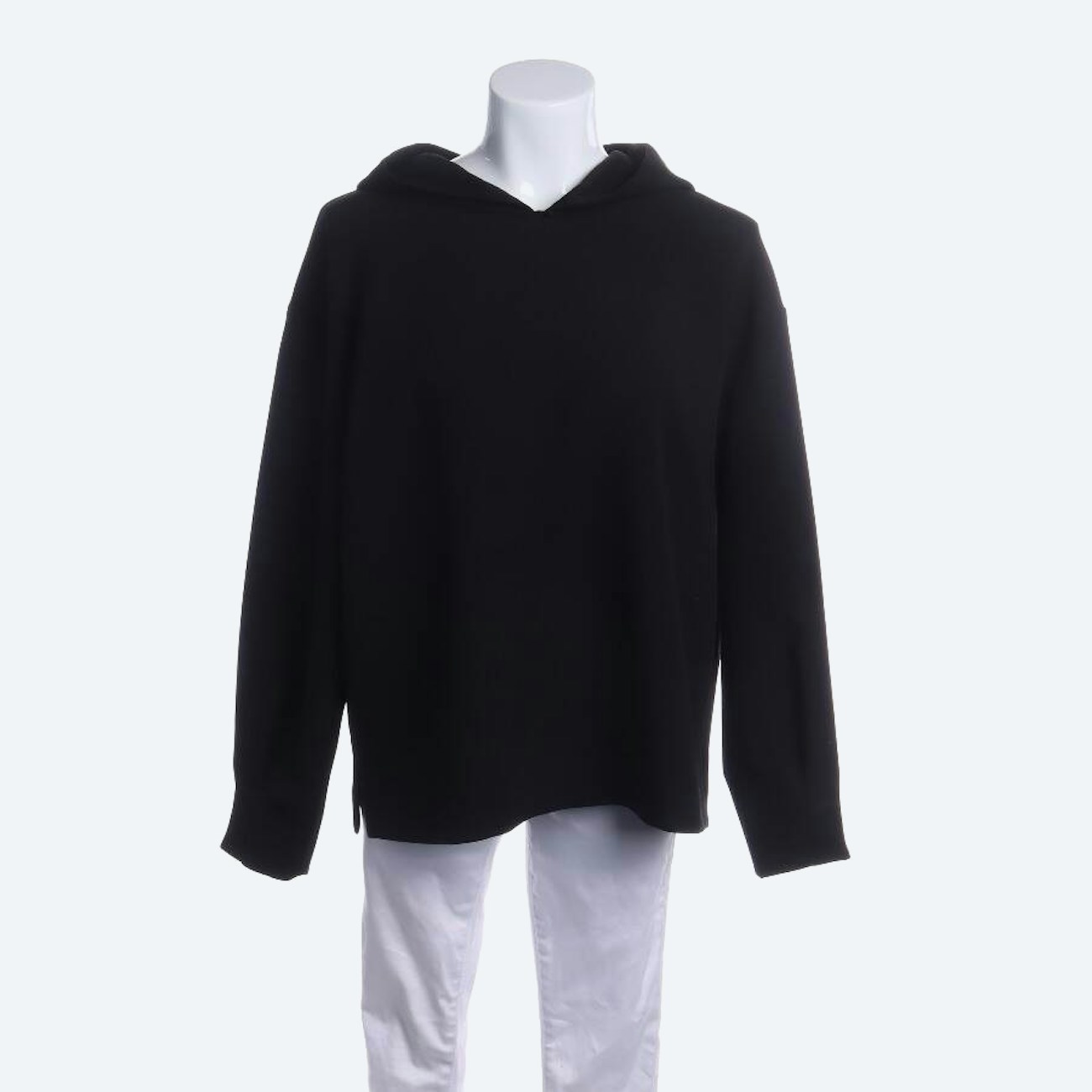 Image 1 of Hooded Sweatshirt 42 Black in color Black | Vite EnVogue