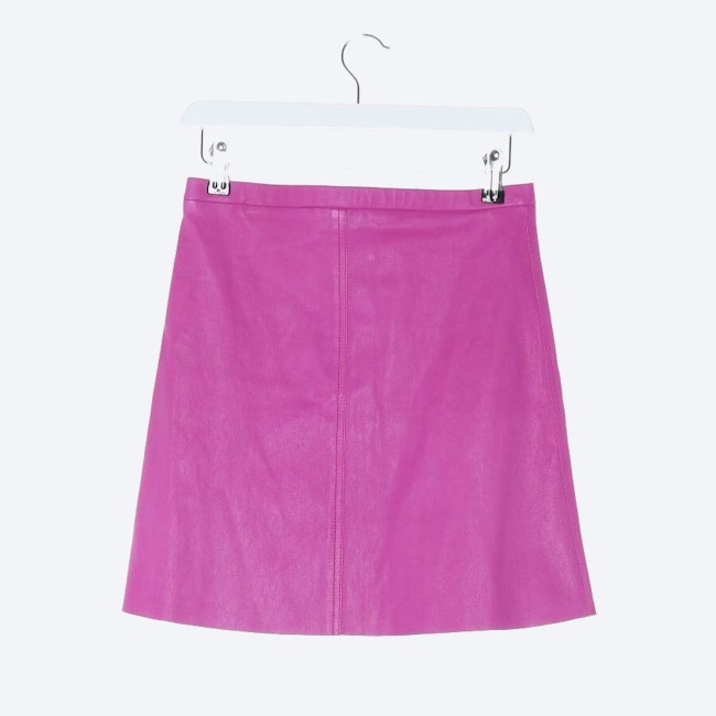 Image 2 of Leather Skirt M Pink in color Pink | Vite EnVogue