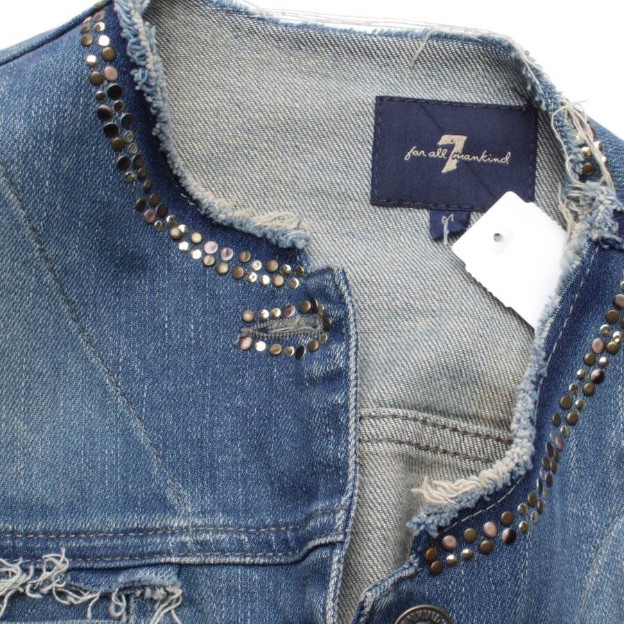 Image 3 of Jeans Jacket M Blue in color Blue | Vite EnVogue