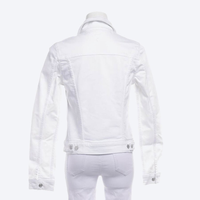 Image 2 of Jeans Jacket 36 White in color White | Vite EnVogue