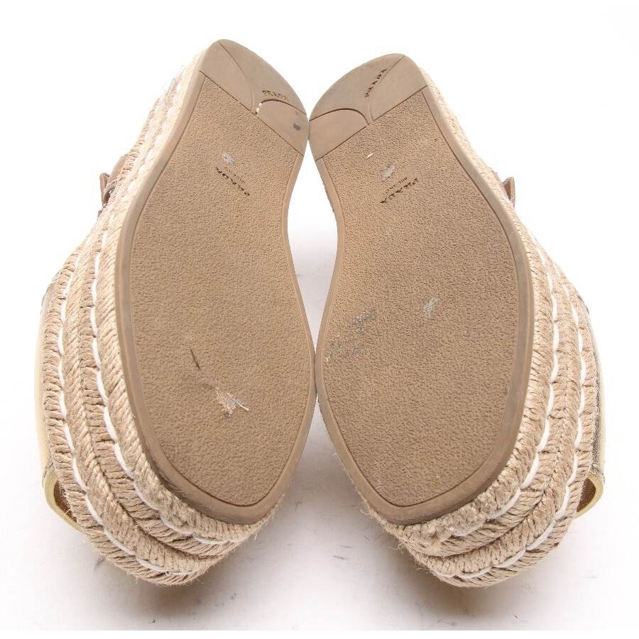 Image 4 of Platform Sandals EUR 40 Gold in color Metallic | Vite EnVogue