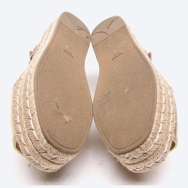 Image 4 of Platform Sandals EUR 40 Gold in color Metallic | Vite EnVogue