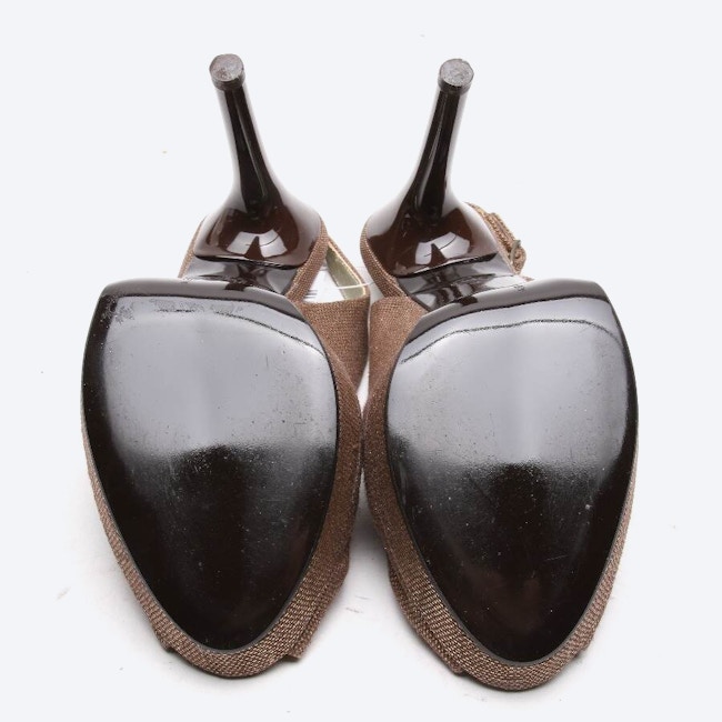 Image 4 of Heeled Sandals EUR 38.5 Brown in color Brown | Vite EnVogue