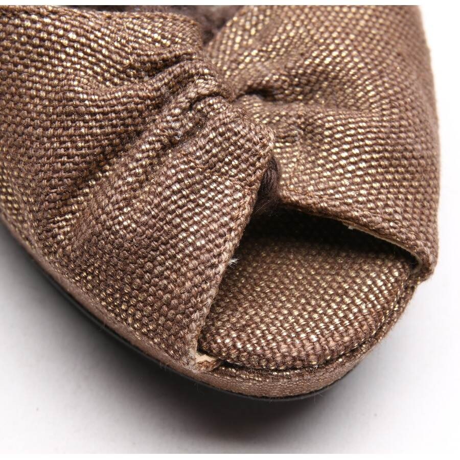 Image 6 of Heeled Sandals EUR 38.5 Brown in color Brown | Vite EnVogue