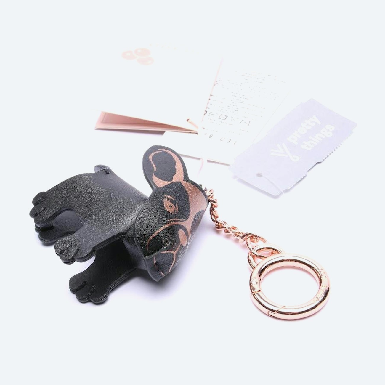 Image 1 of Keychain Black in color Black | Vite EnVogue
