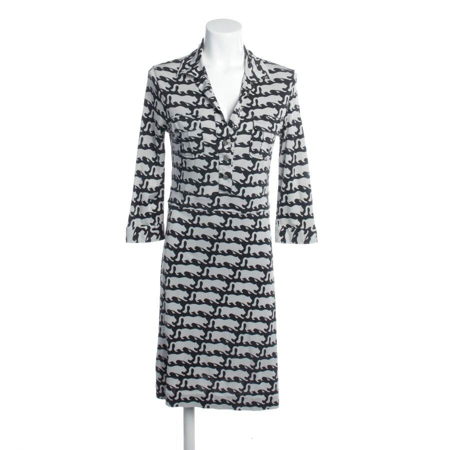 Image 1 of Silk Dress M Light Gray in color Gray | Vite EnVogue