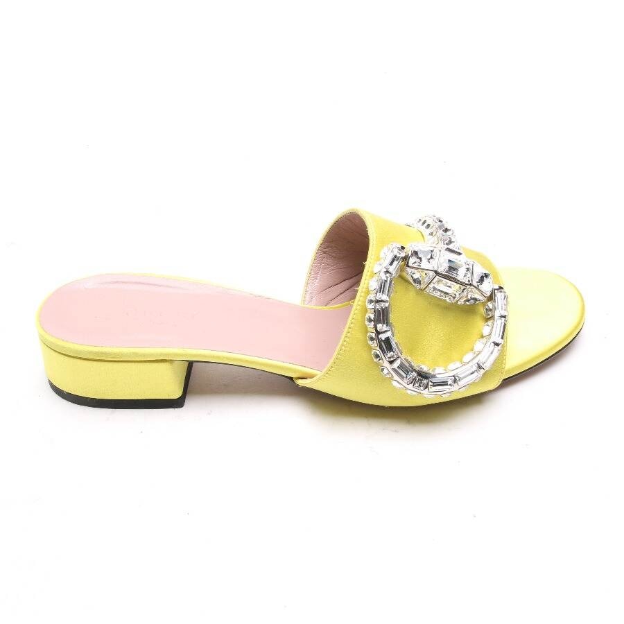 Image 1 of Heeled Sandals EUR 36.5 Yellow in color Yellow | Vite EnVogue