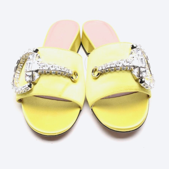 Image 2 of Heeled Sandals EUR 36.5 Yellow in color Yellow | Vite EnVogue