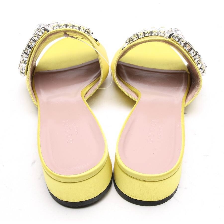 Image 3 of Heeled Sandals EUR 36.5 Yellow in color Yellow | Vite EnVogue