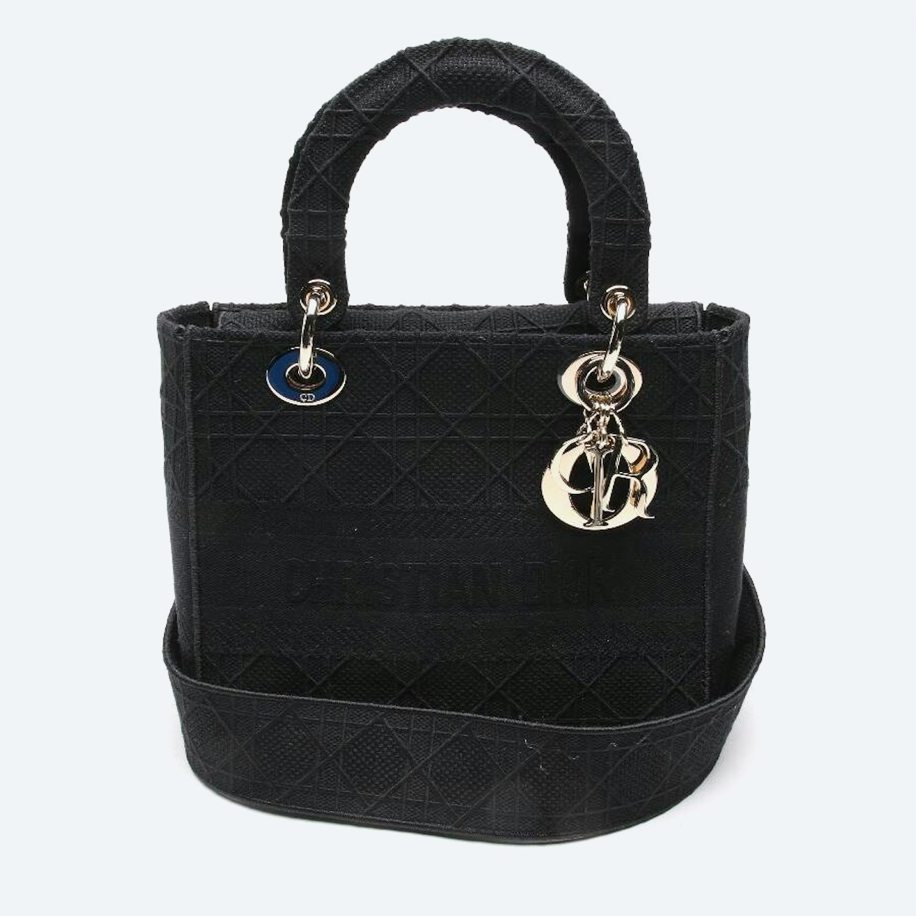 Image 1 of Lady Dior Handbag Black in color Black | Vite EnVogue