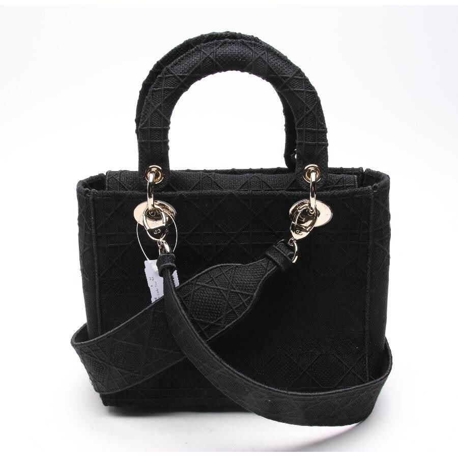 Image 2 of Lady Dior Handbag Black in color Black | Vite EnVogue