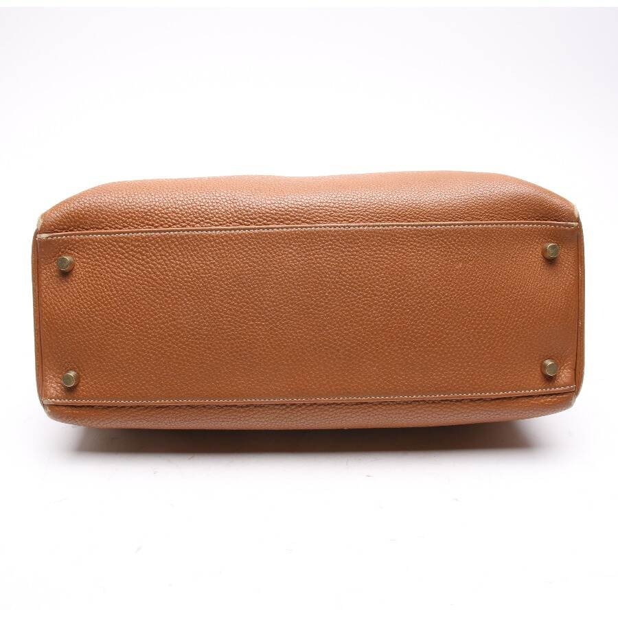 Image 3 of Kelly Bag 35 Handbag Brown in color Brown | Vite EnVogue