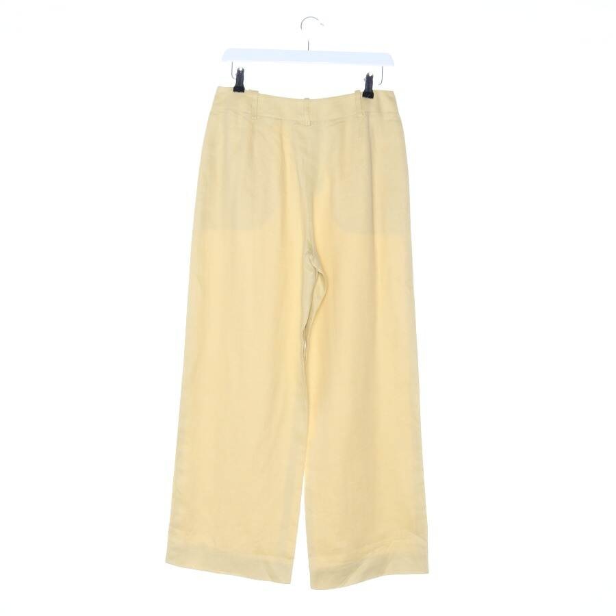 Image 2 of Linen Pants 38 Yellow in color Yellow | Vite EnVogue
