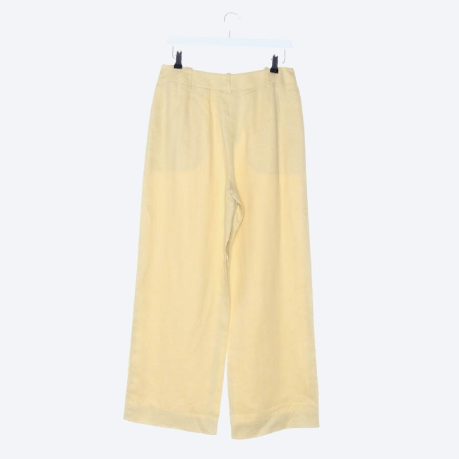 Image 2 of Linen Pants 38 Yellow in color Yellow | Vite EnVogue