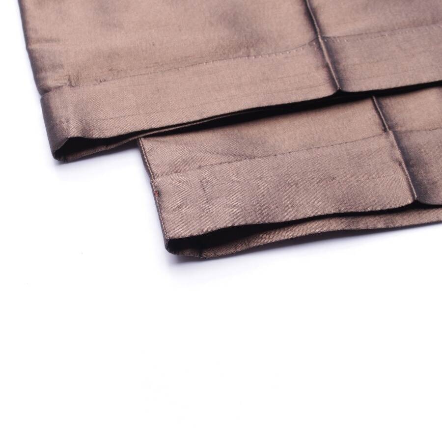 Image 3 of Silk Pants 38 Brown in color Brown | Vite EnVogue