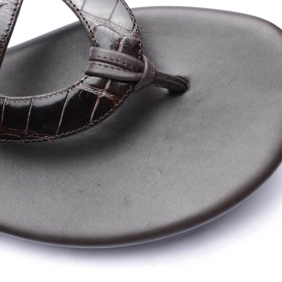 Image 5 of Sandals EUR 37 Dark Brown in color Brown | Vite EnVogue