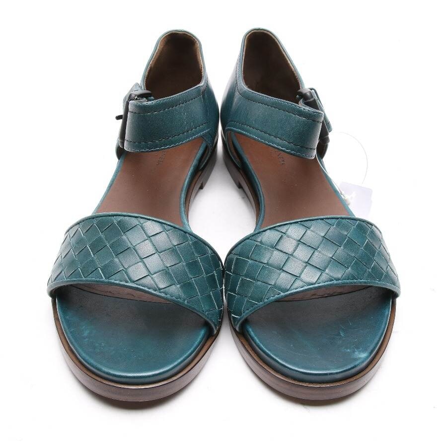 Image 2 of Sandals EUR 37.5 Green in color Green | Vite EnVogue
