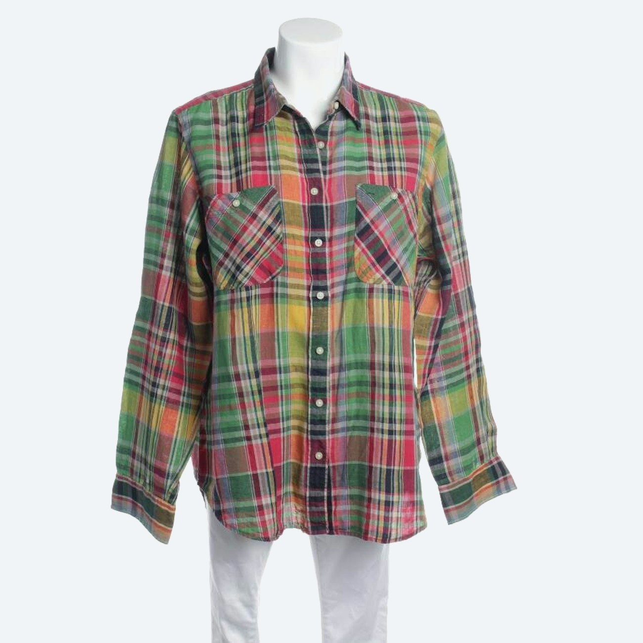 Image 1 of Linen Shirt XL Multicolored in color Multicolored | Vite EnVogue