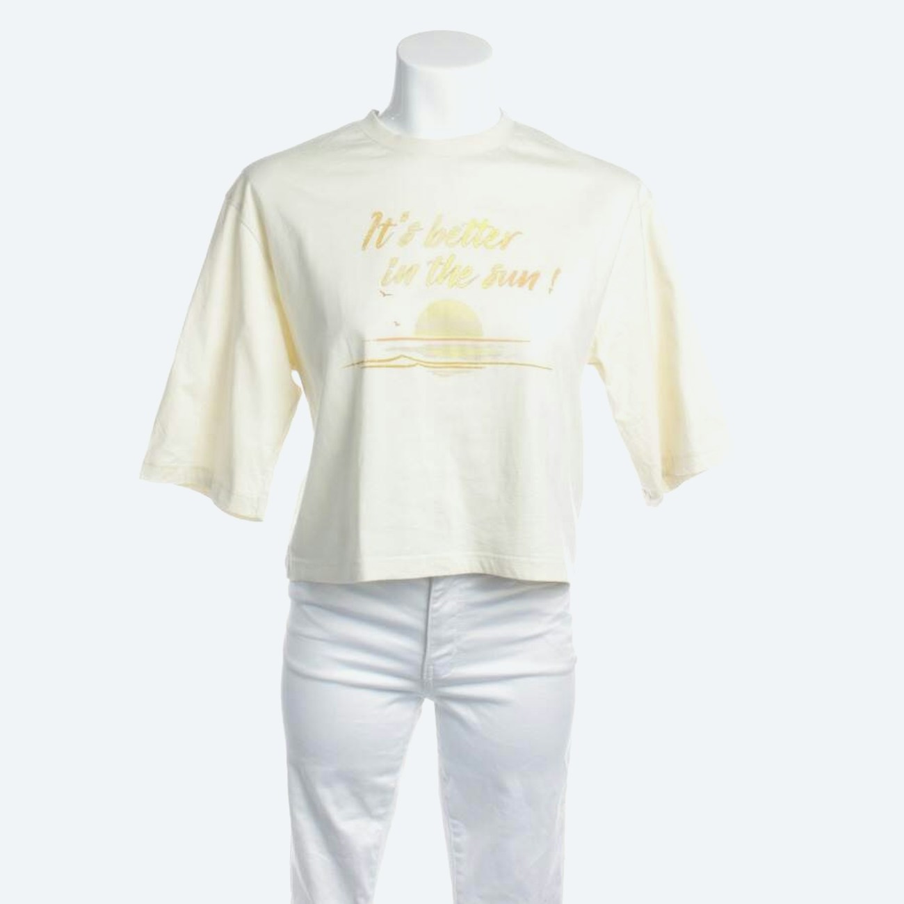 Image 1 of Shirt 34 Cream in color White | Vite EnVogue