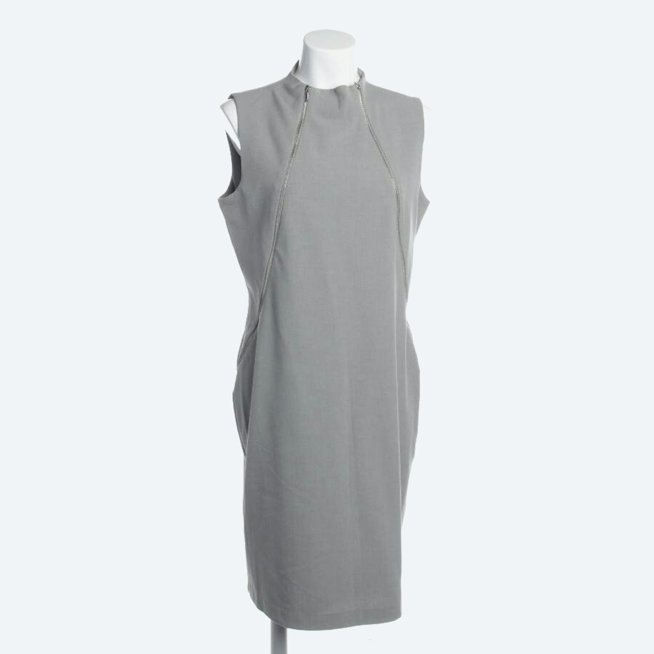 Image 1 of Dress 44 Light Gray in color Gray | Vite EnVogue