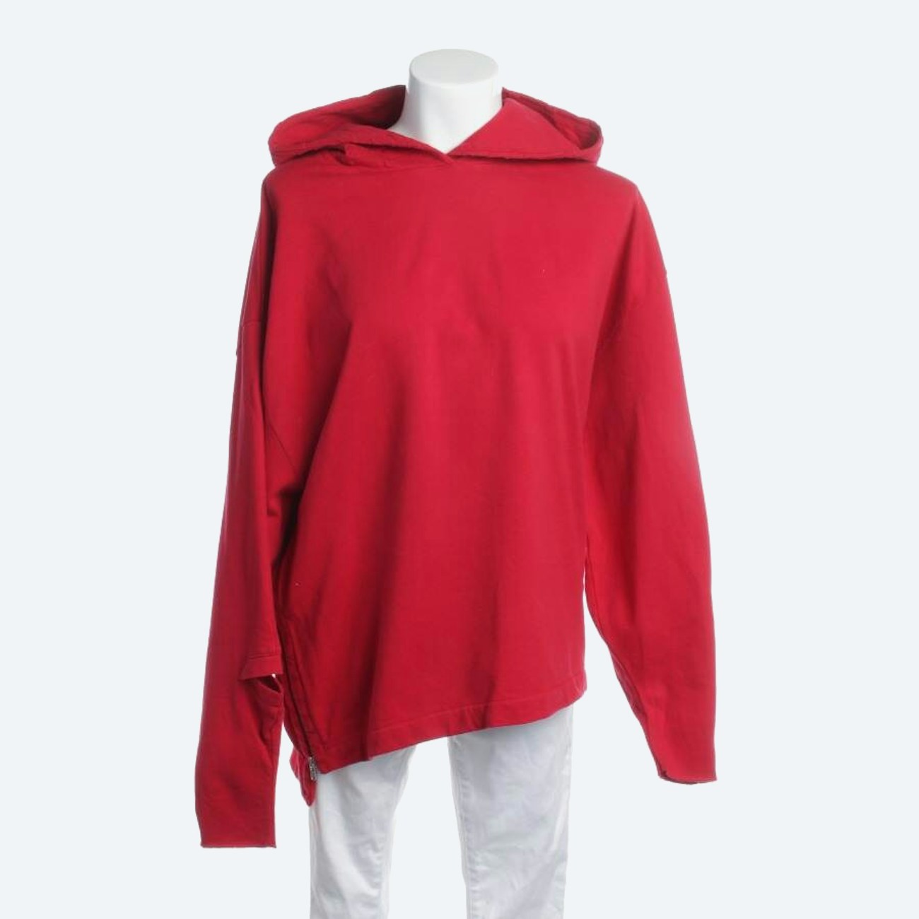 Image 1 of Hooded Sweatshirt L Red in color Red | Vite EnVogue