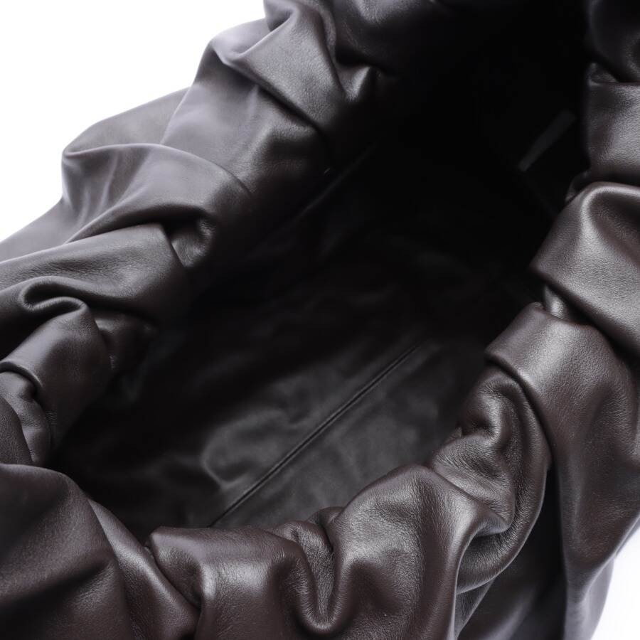 Image 5 of Shoulder Pouch Hobo Bag Dark Brown in color Brown | Vite EnVogue