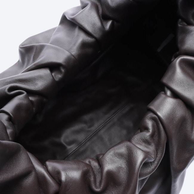 Image 5 of Shoulder Pouch Hobo Bag Dark Brown in color Brown | Vite EnVogue