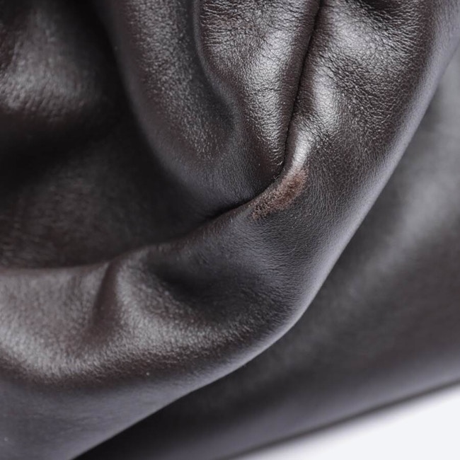 Image 8 of Shoulder Pouch Hobo Bag Dark Brown in color Brown | Vite EnVogue