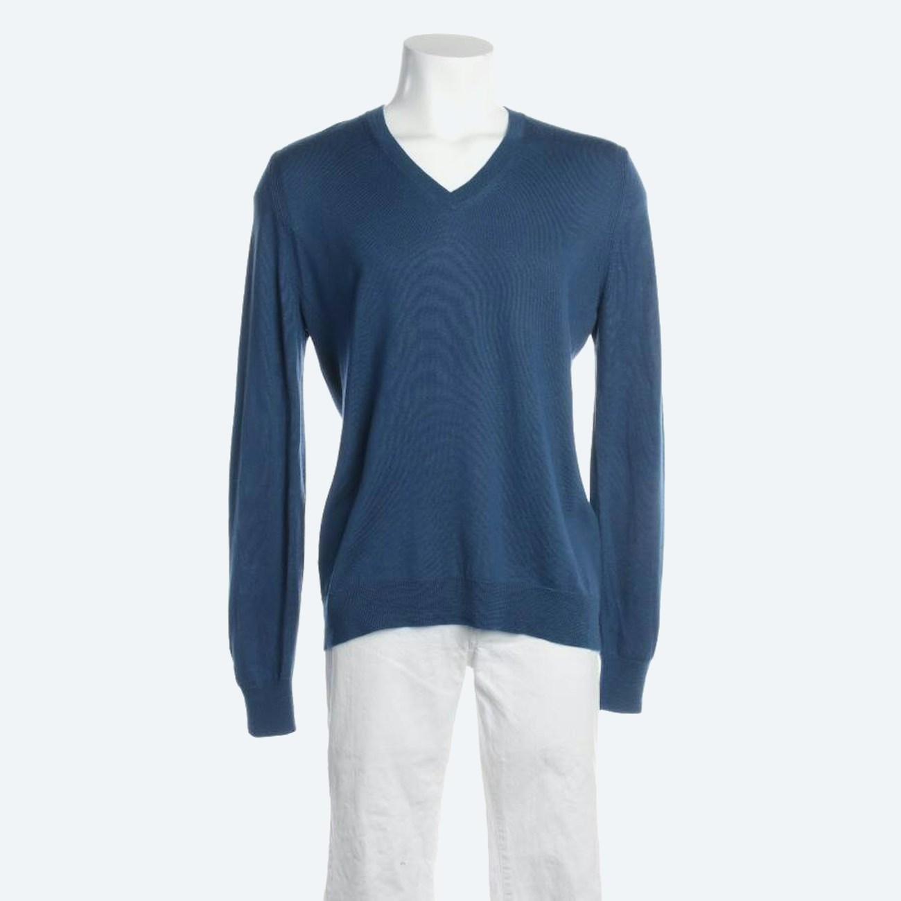 Image 1 of Wool Jumper M Blue in color Blue | Vite EnVogue