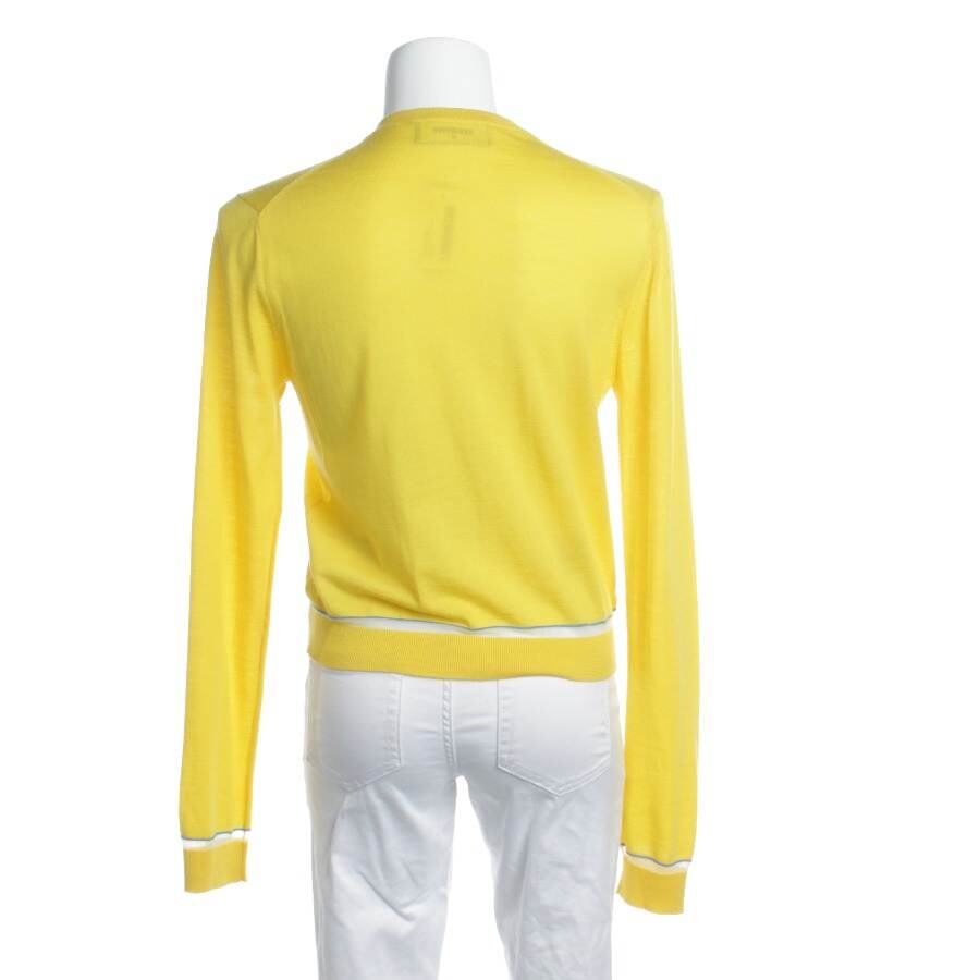 Image 2 of Wool Cardigan M Yellow in color Yellow | Vite EnVogue