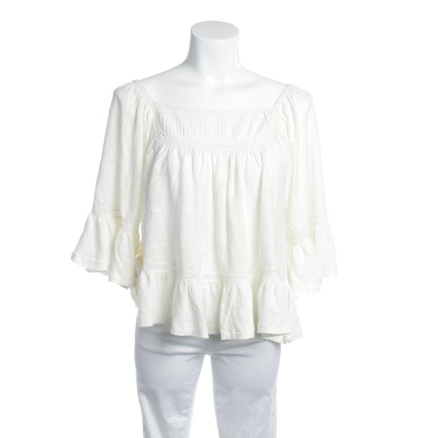 Image 1 of Linen Blouse L White in color White | Vite EnVogue