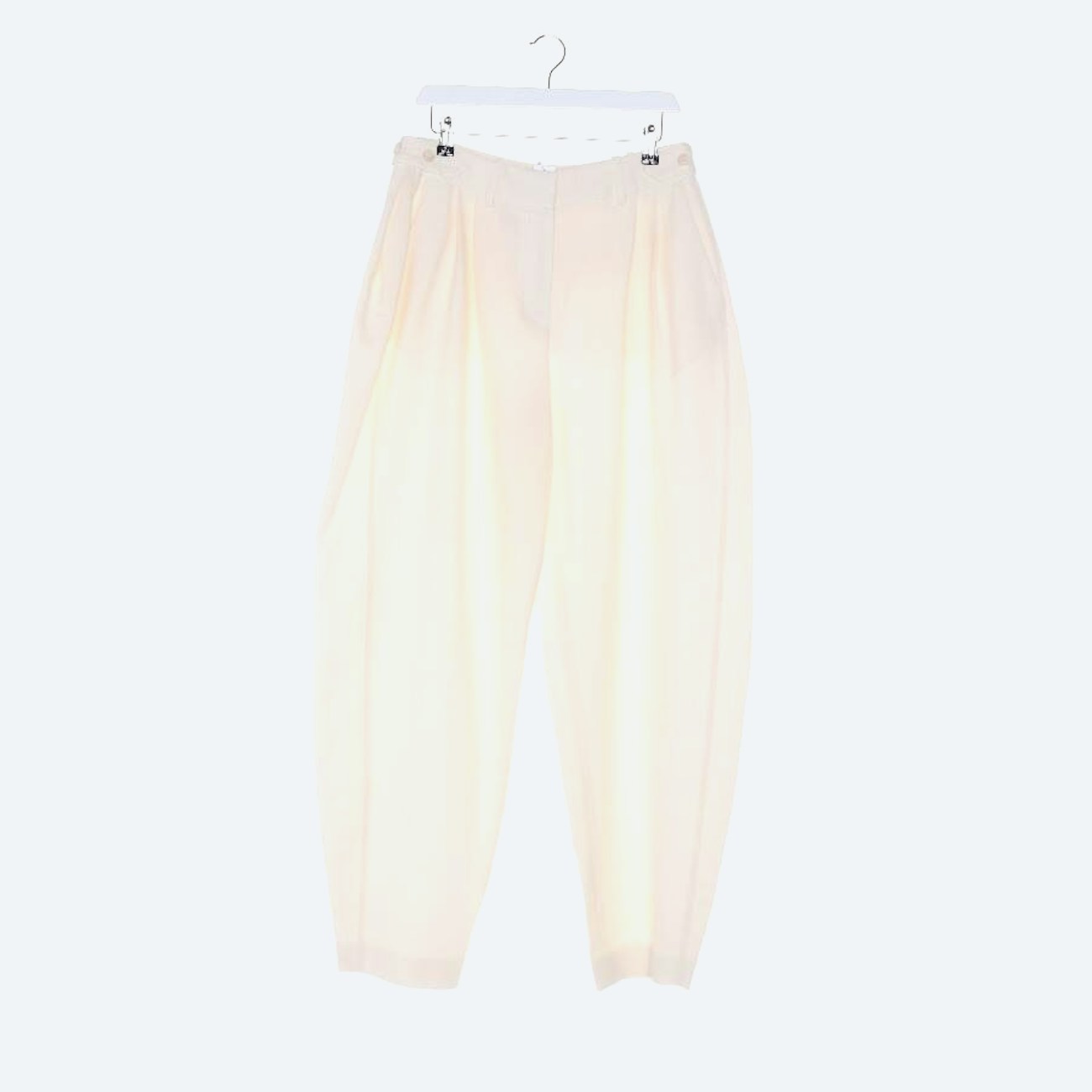 Image 1 of Trousers 34 Beige in color White | Vite EnVogue