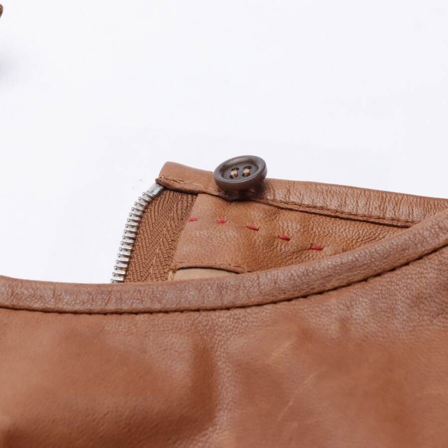 Image 3 of Leather Dress 36 Brown in color Brown | Vite EnVogue