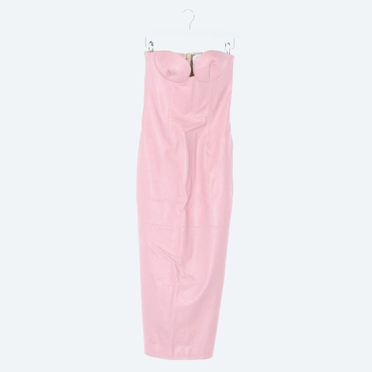 Image 1 of Leather Dress 34 Light Pink in color Pink | Vite EnVogue