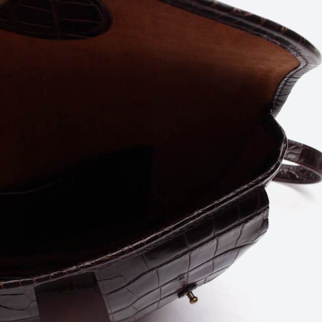 Image 3 of Crossbody Bag Dark Brown in color Brown | Vite EnVogue