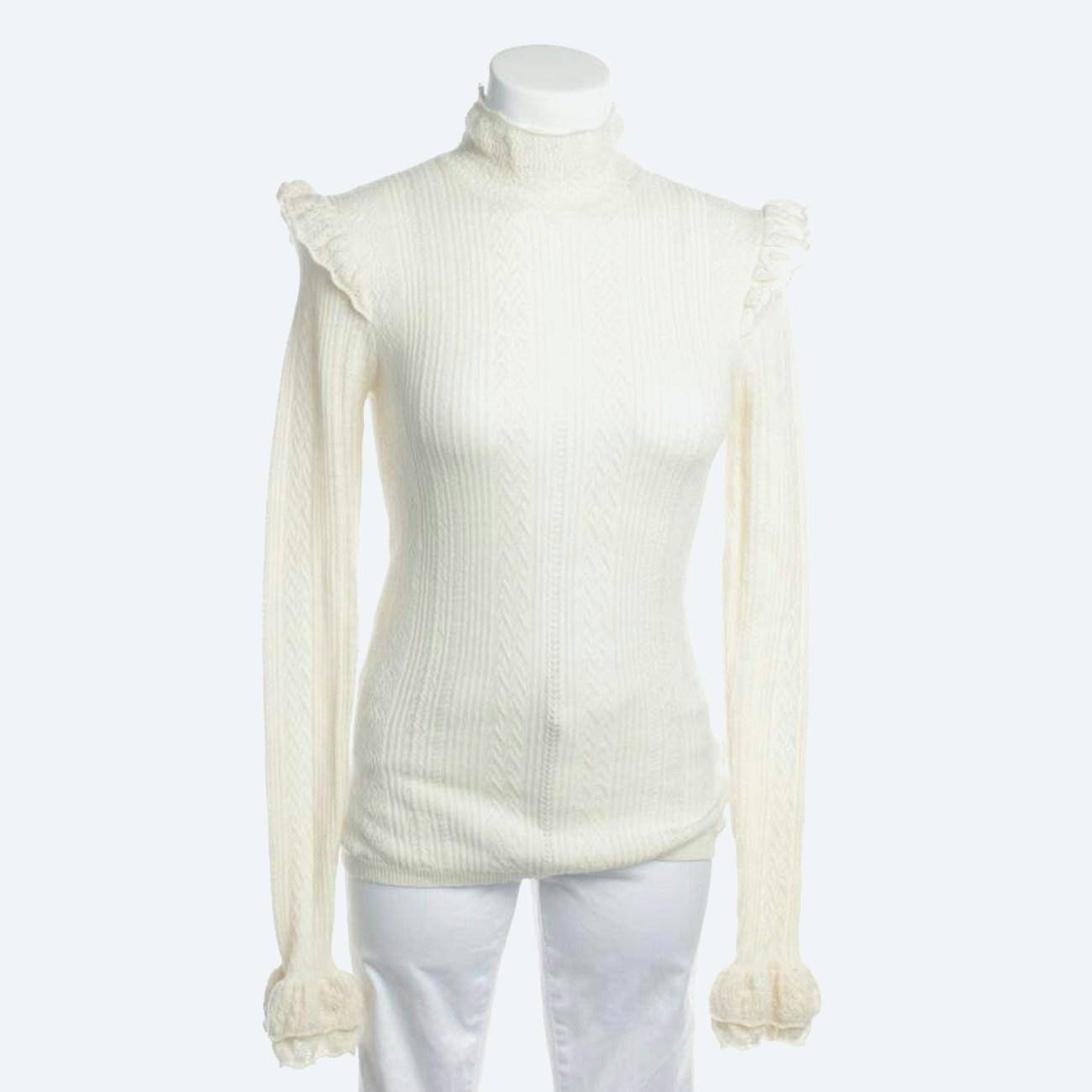 Image 1 of Wool Jumper S Beige in color White | Vite EnVogue
