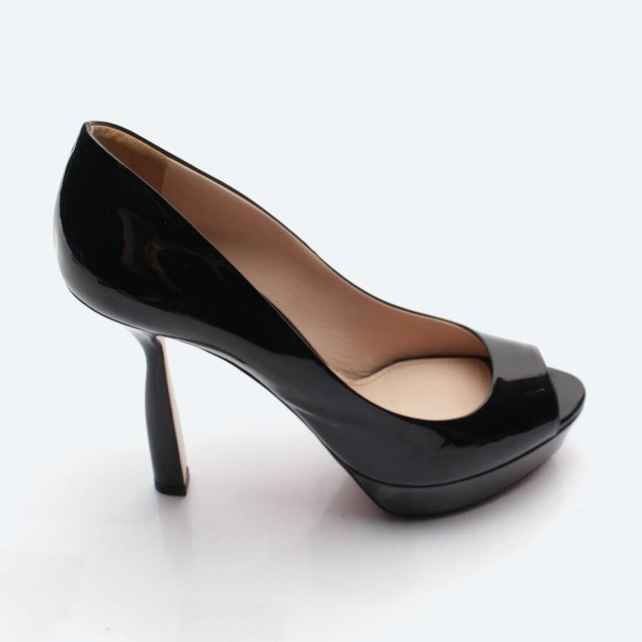 Image 1 of Peep Toes EUR 39.5 Black in color Black | Vite EnVogue