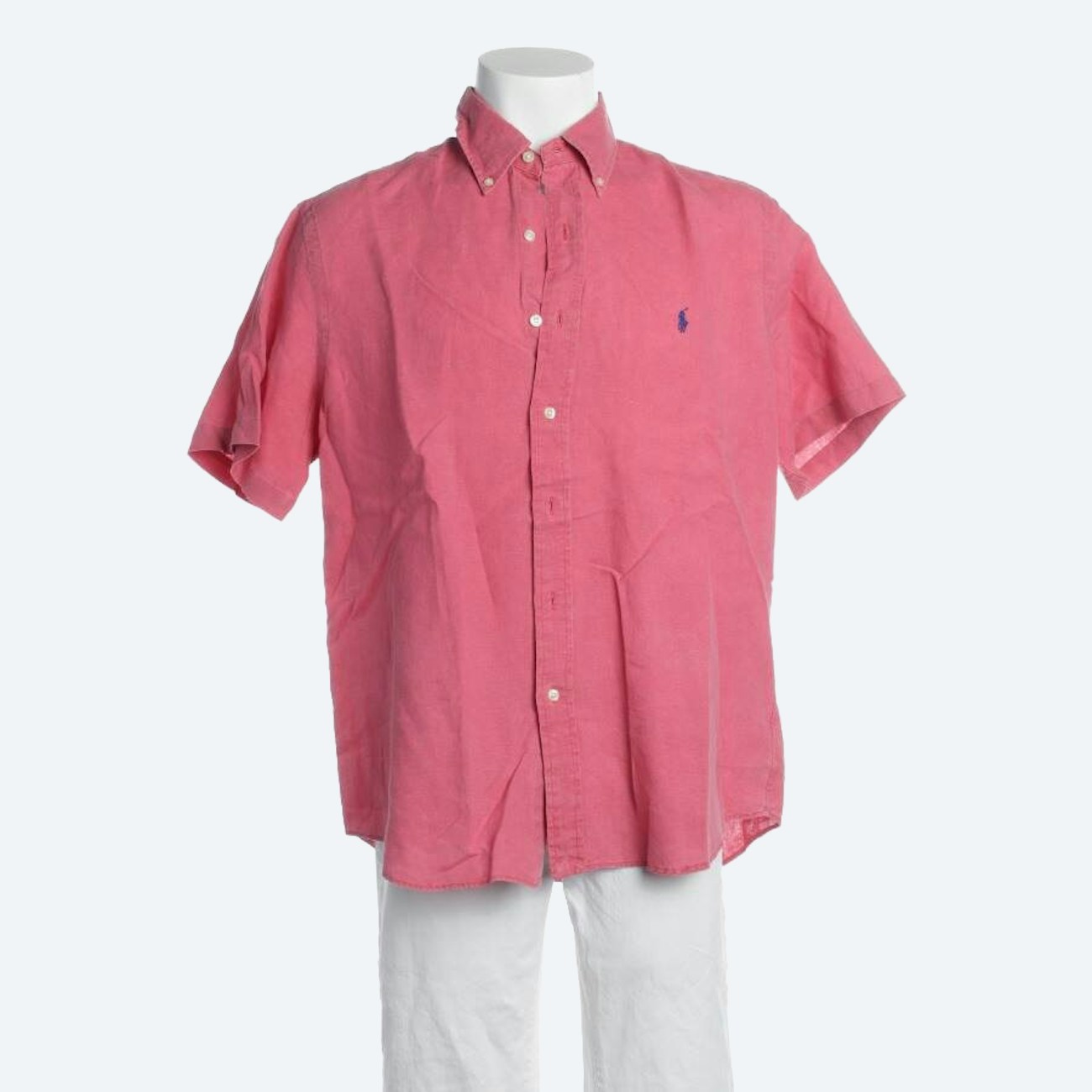 Image 1 of Linen Shirt L Light Red in color Red | Vite EnVogue