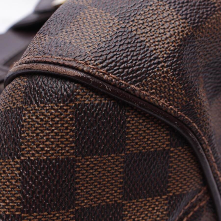 Image 6 of Sistina Damier GM Shoulder Bag Dark Brown in color Brown | Vite EnVogue