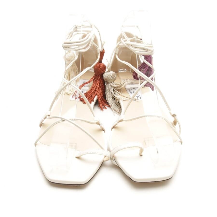Image 2 of Sandals EUR 36.5 Beige in color White | Vite EnVogue