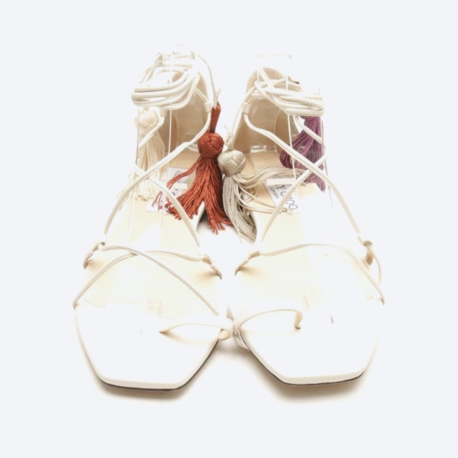 Image 2 of Sandals EUR 36.5 Beige in color White | Vite EnVogue