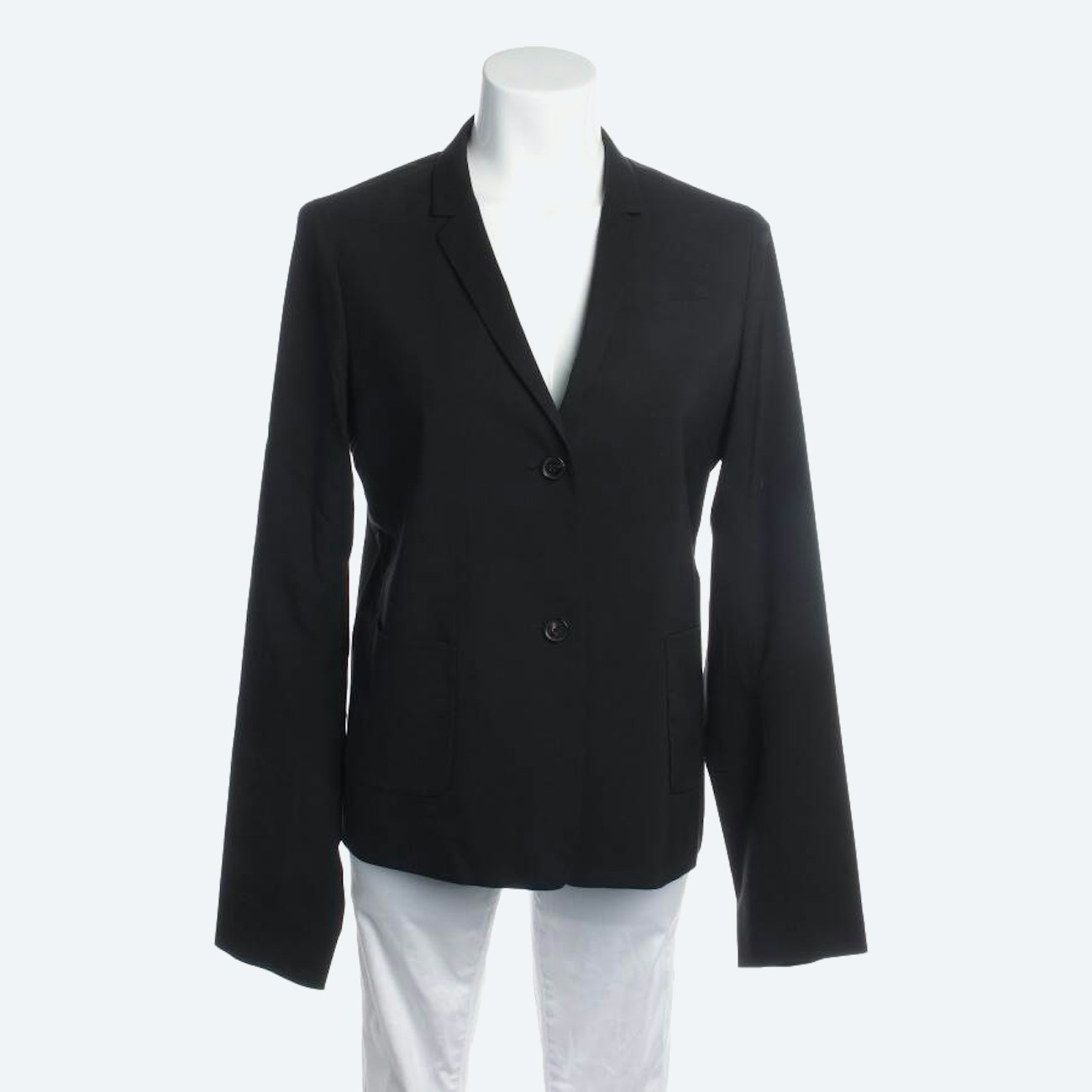 Image 1 of Wool Blazer 40 Black in color Black | Vite EnVogue