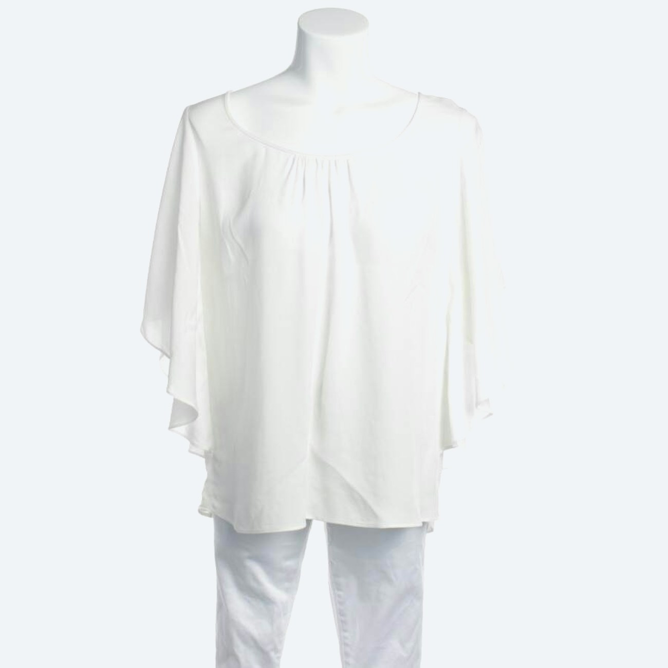 Image 1 of Silk Blouse S White in color White | Vite EnVogue
