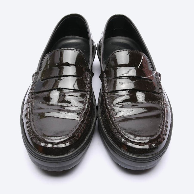 Image 2 of Loafers EUR 37 Dark Brown in color Brown | Vite EnVogue