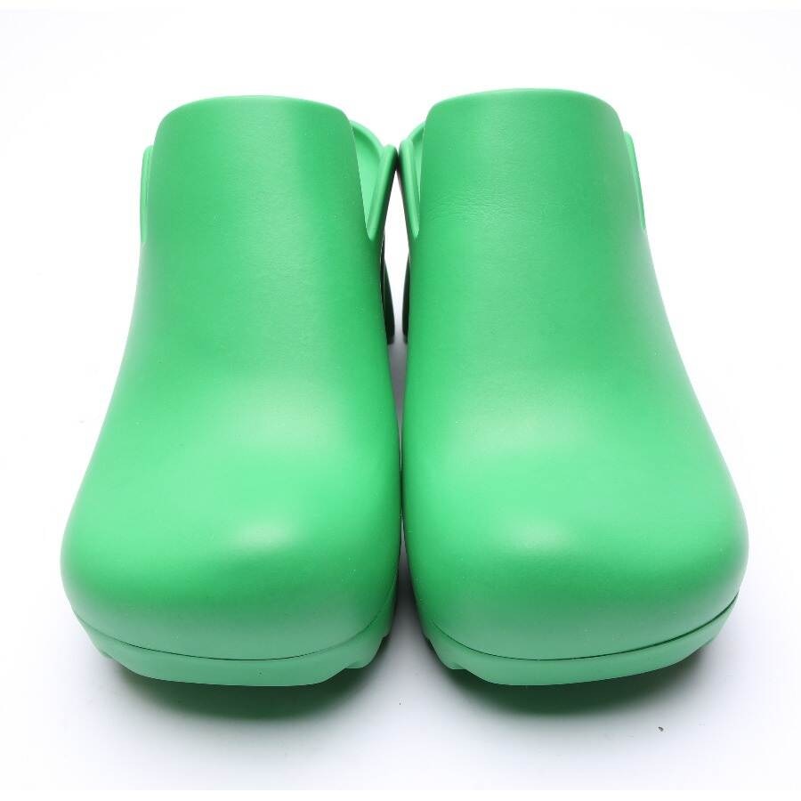 Image 2 of Heeled Mules EUR 40 Green in color Green | Vite EnVogue