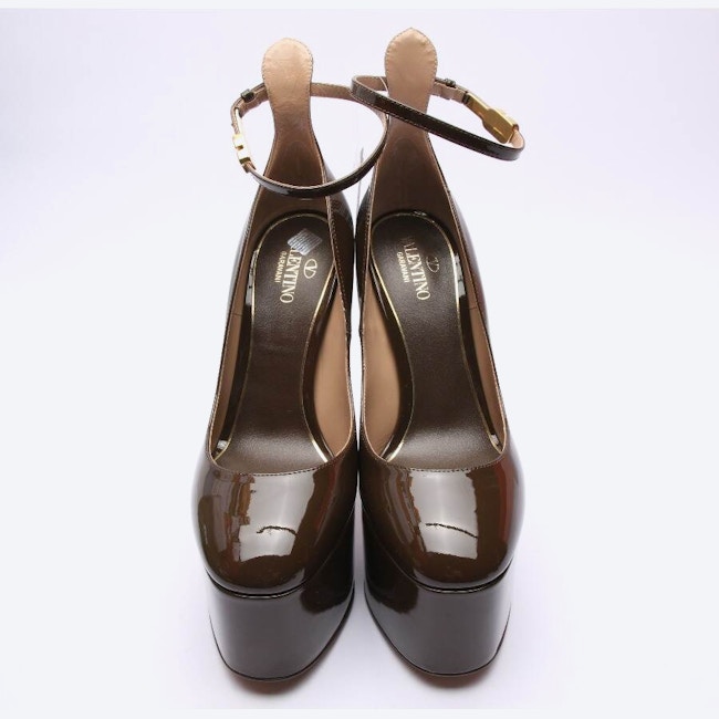 Image 2 of High Heels EUR 38.5 Dark Brown in color Brown | Vite EnVogue
