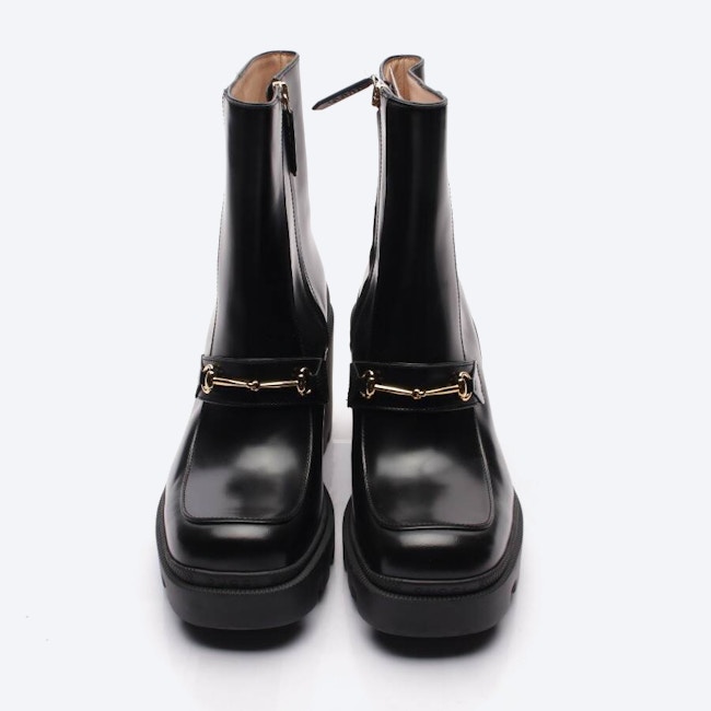 Image 2 of Horsebit Ankle Boots EUR 40.5 Black in color Black | Vite EnVogue