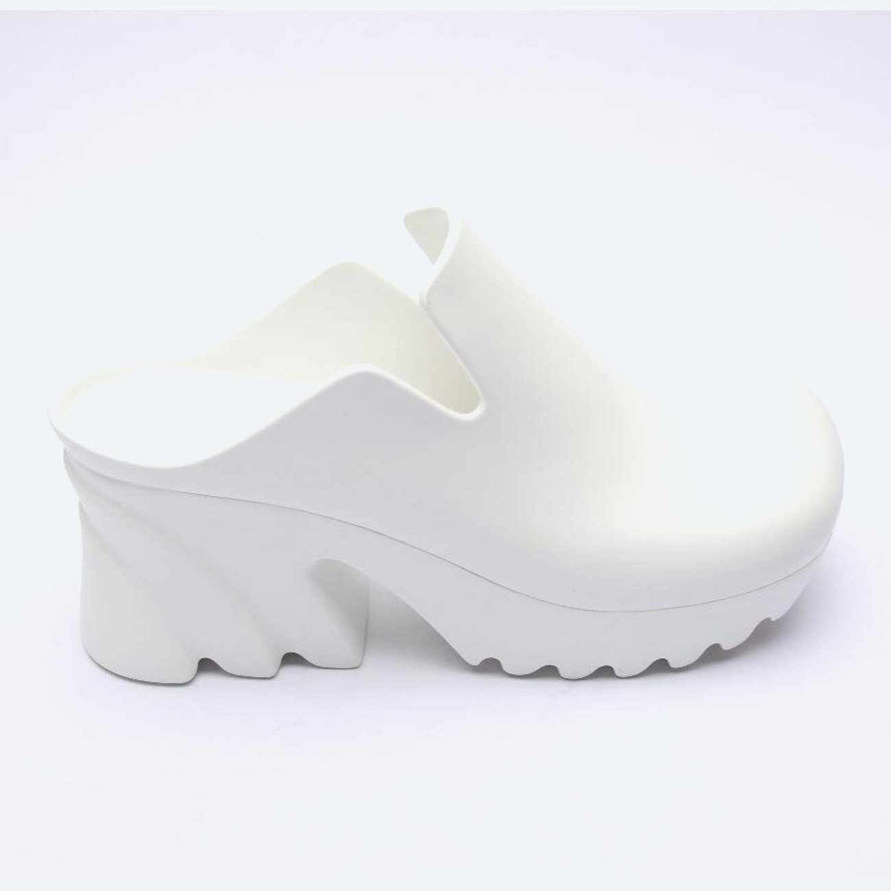 Image 1 of Heeled Mules EUR 40 White in color White | Vite EnVogue