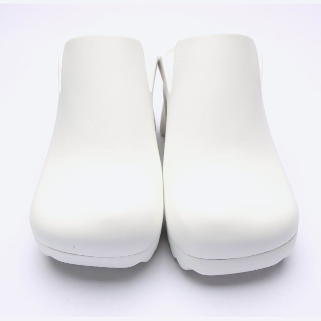Image 2 of Heeled Mules EUR 40 White in color White | Vite EnVogue